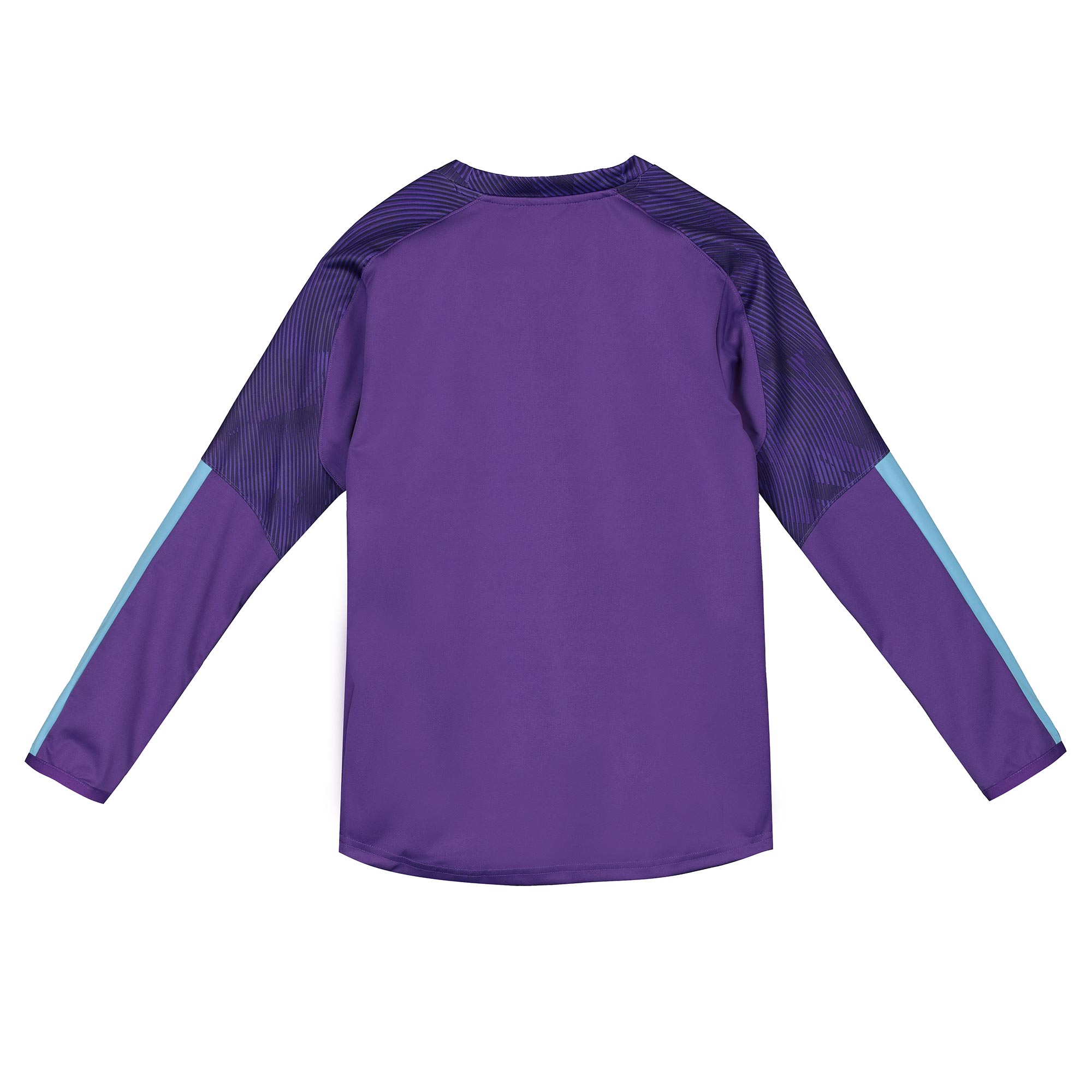 Puma Official Kids Manchester City Football Training Long Sleeve Rain Top Purple