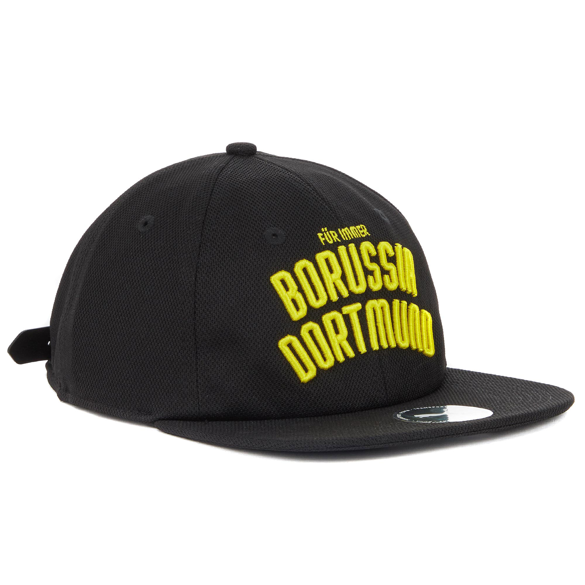 Puma Official Mens BVB Borussia Dortmund Urban Varsity Downtown Cap Hat