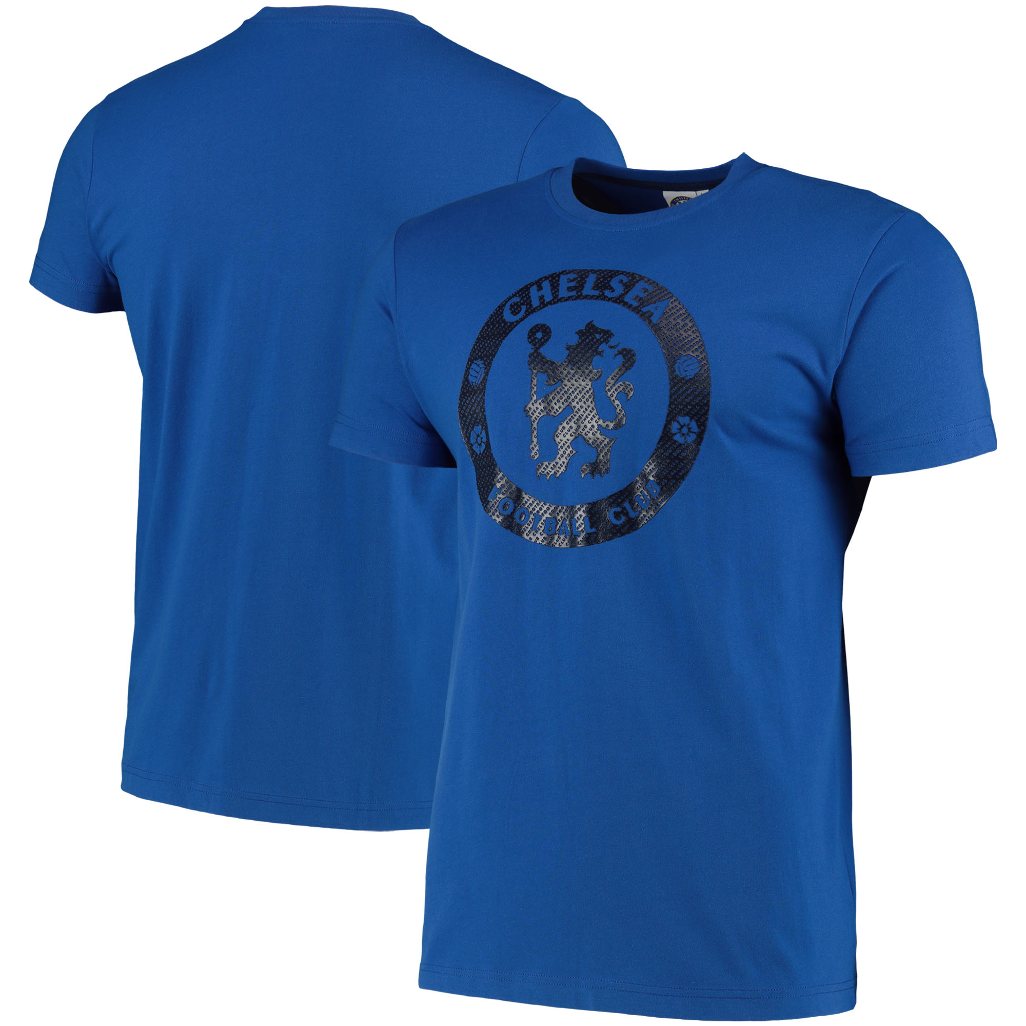 Fanatics Mens Chelsea Embroidered Crest T-Shirt Tee Top Short Sleeve ...