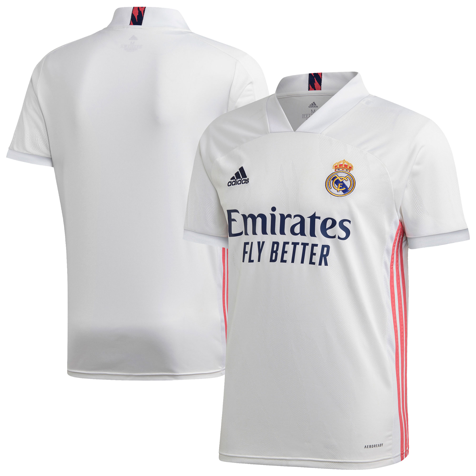 Adidas Mens Real Madrid Football Soccer Home Shirt 2020-21 ...