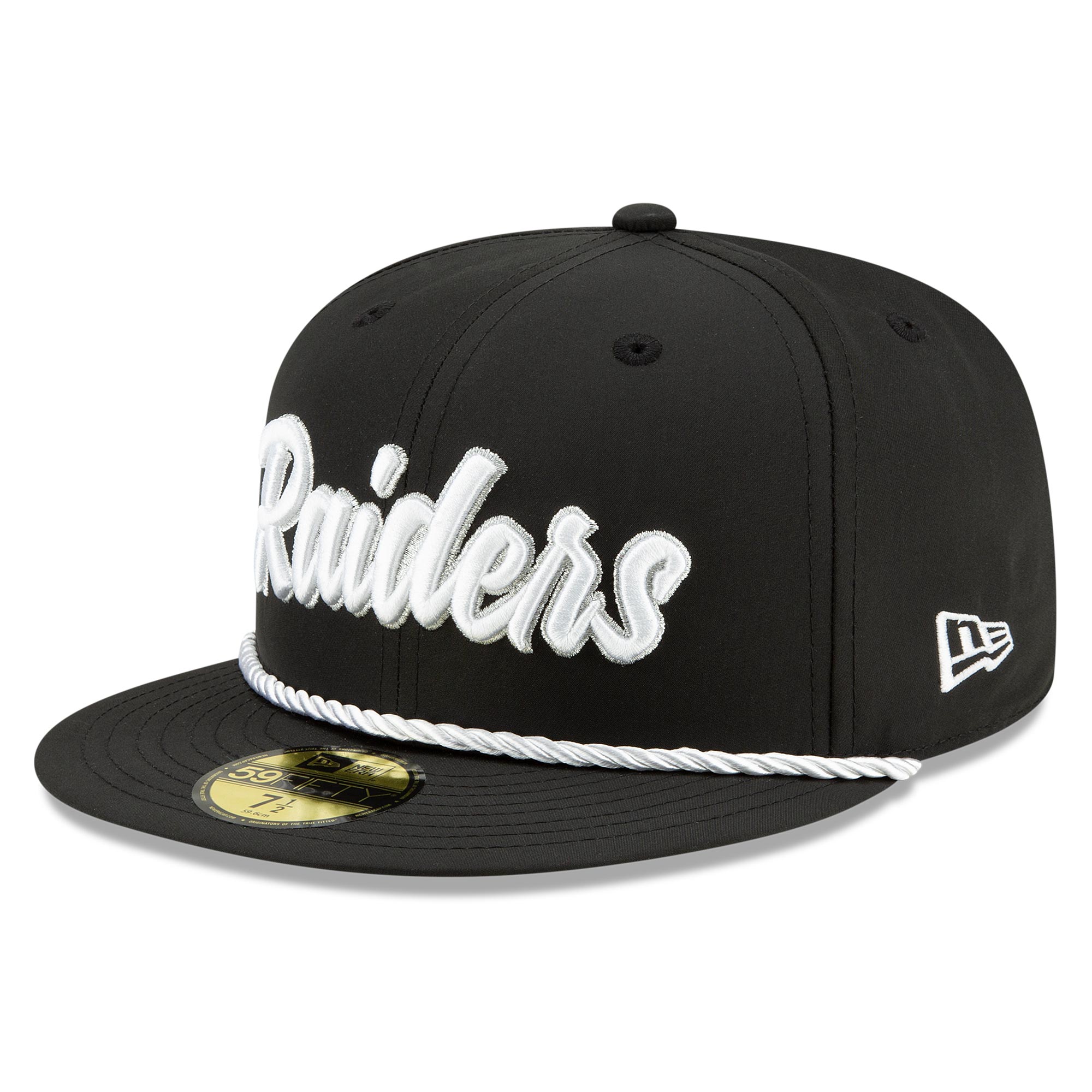 New Era Las Vegas Raiders 2019 Official Home Sideline 1960-61 59FIFTY ...