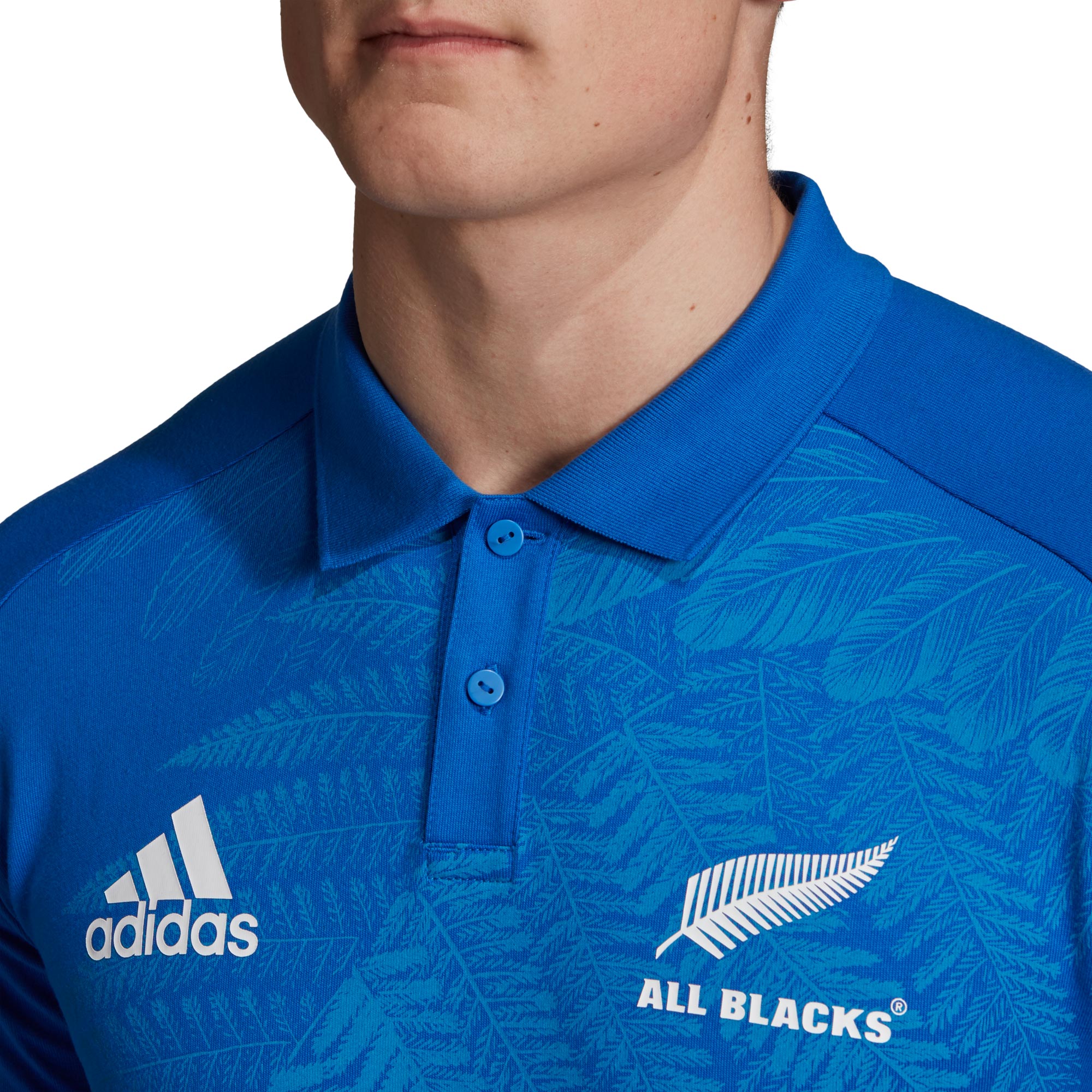 adidas Official Mens All Blacks New Zealand Rugby World Cup Polo Shirt Top