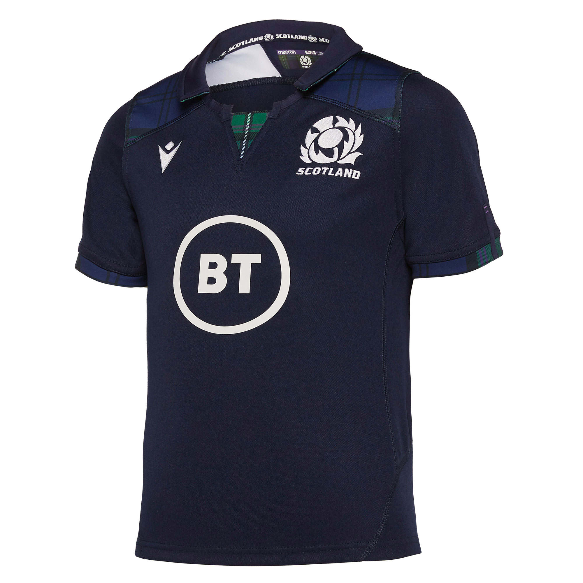 Macron Official Kids Scotland Rugby Home Shirt Jersey ...