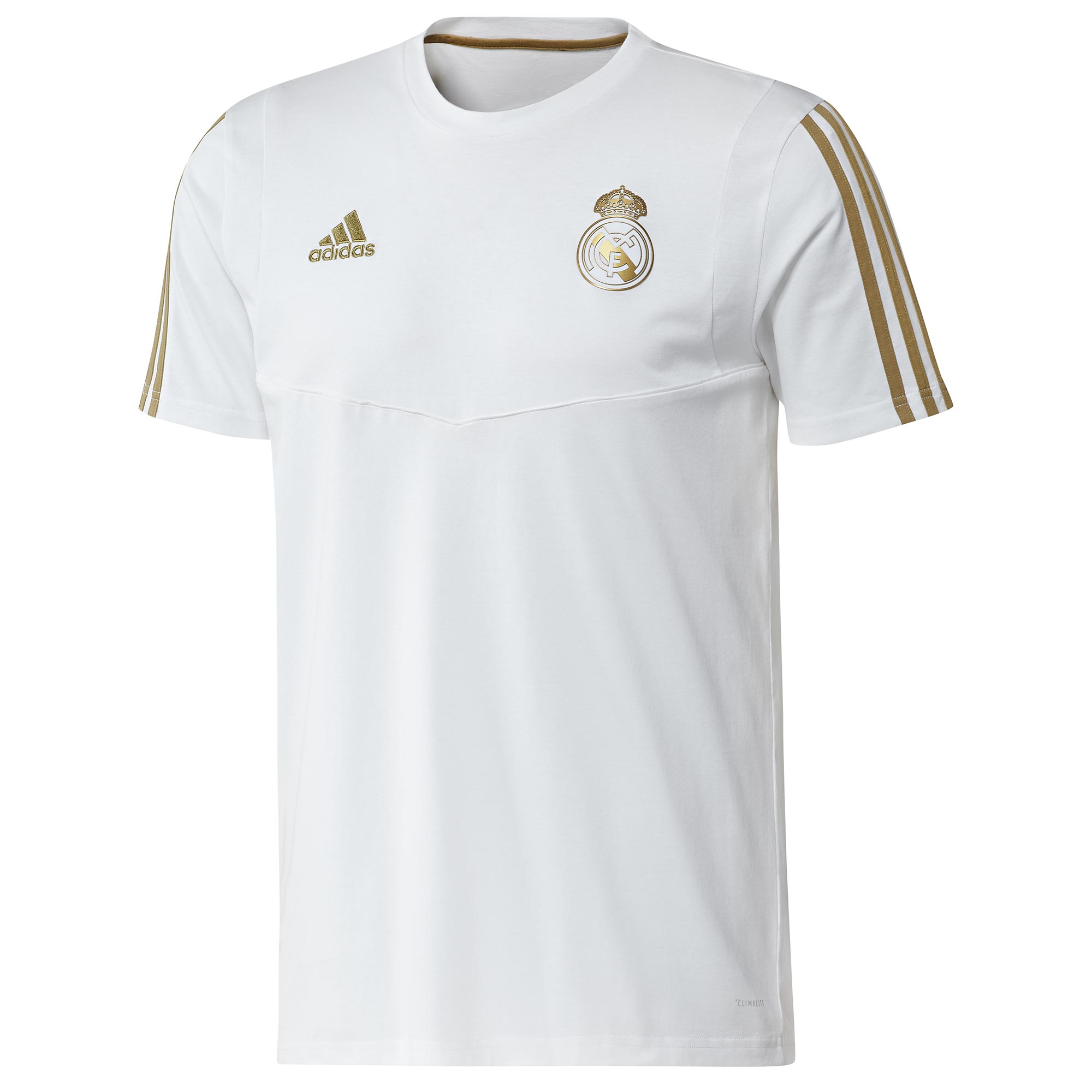 adidas Official Mens Real Madrid Football Training T-Shirt ...